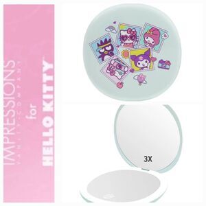 Impressions X Hello Kitty & Friends "Vacay" Rechargeable LED Compact Mirror